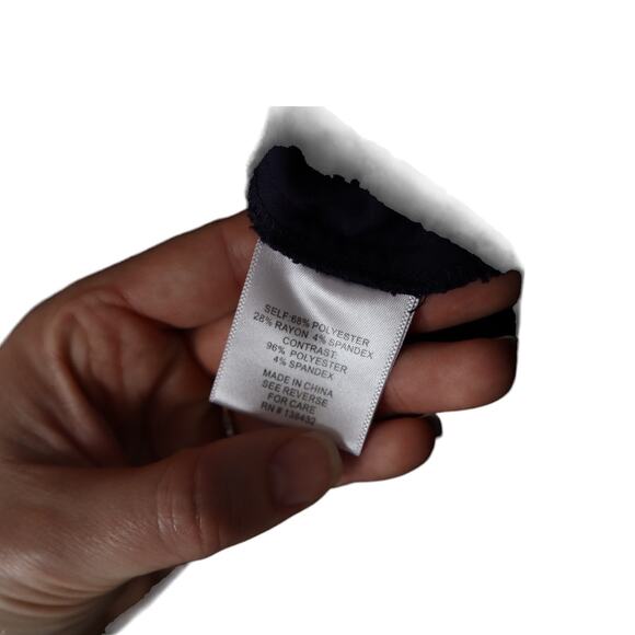 Modcloth Checking On It Trouser Pants Plaid Navy Pink Women's Plus Size 2X - Picture 10 of 15